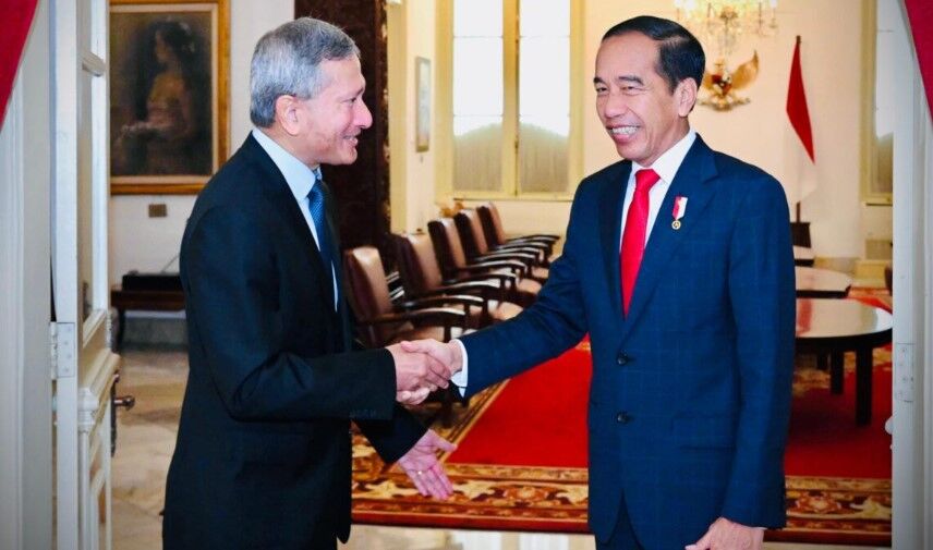 Siapkan Kunjungan PM Lee, Presiden Jokowi Terima Menteri Luar Negeri Singapura, Ini untuk Terakhir Kali