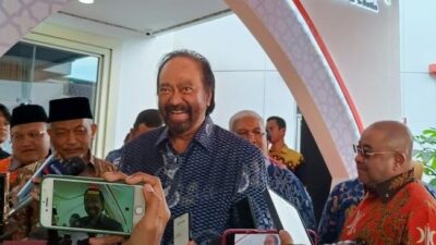 Paloh Tak Hadiri Pembubaran Timnas AMIN, NasDem Klaim Sedang Terima Tamu