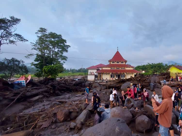 Banjir bandang lahar dingin di Sumbar