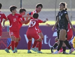 PIALA ASIA PUTRI U-17  — Korea Utara Hajar Korea Selatan 7-0 di Laga Grup A