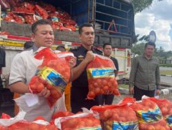 Polda Riau Gagalkan Penyelundupan 21 Ton Bawang Bombai Asal Malaysia
