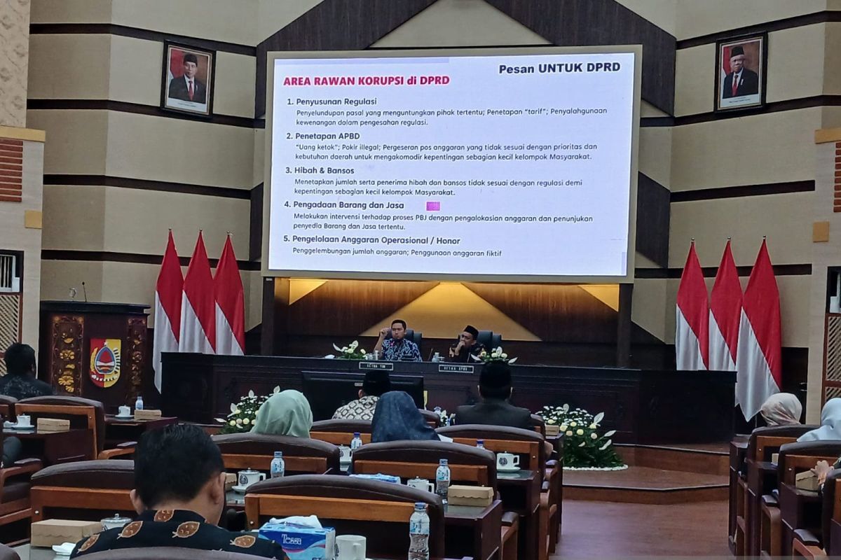 Rapat Koordinasi di Jember, KPK Paparkan 5 Area Rawan Korupsi di DPRD