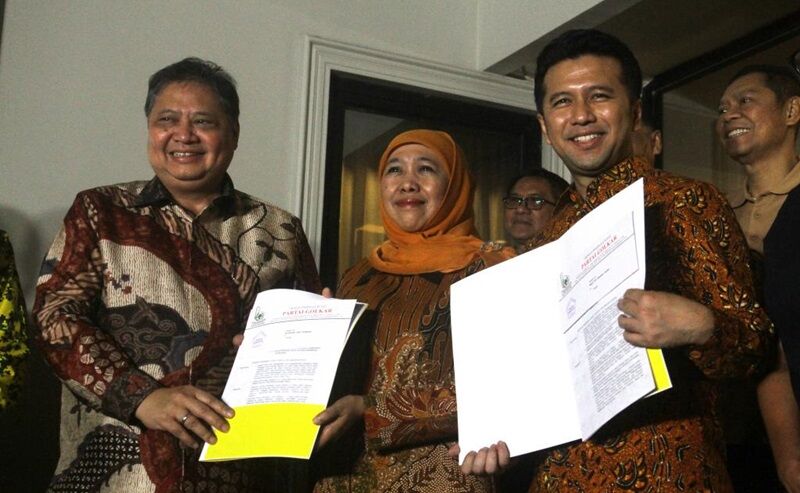 emil dardak, khofifah