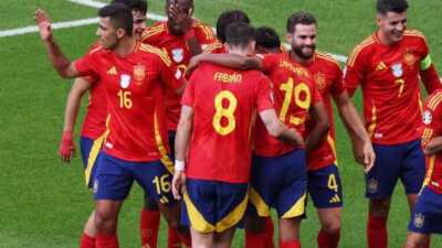 Spanyol dan Jerman Resmi Amankan Tempat di Perempat Final UEFA Nations League