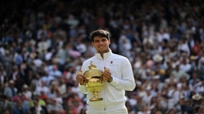 TENIS -- Kalahkan Djokovic, Alcaraz Juarai Wimbledon