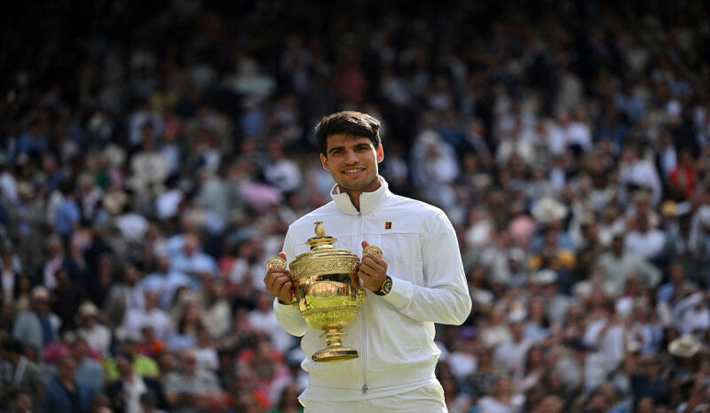 TENIS -- Kalahkan Djokovic, Alcaraz Juarai Wimbledon