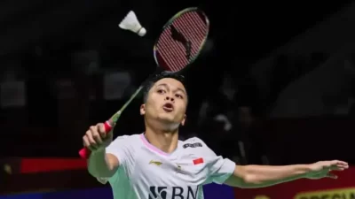 BULU TANGKIS —  Taklukkan Wakil AS di Olimpiade Paris, Ginting hanya Butuh 34 Menit