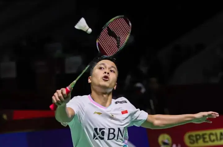 BULU TANGKIS --  Taklukkan Wakil AS di Olimpiade Paris, Ginting hanya Butuh 34 Menit