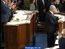 Saat Benjamin Netanyahu dapat Standing Ovation dari Kongres AS, Tentara Israel Bunuh 55 Warga Palestina