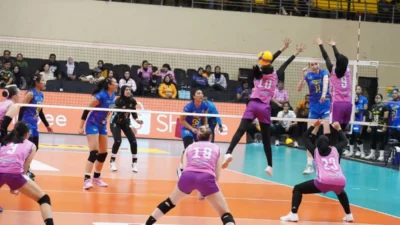 BOLA VOLI — JEP Tumbangkan JPP di Putaran Kedua Final Four PLN Mobile Proliga 2024