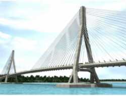 Menara Jembatan Pulau Balang, Kalimatan Timur Jadi yang Terpanjang Kedua Setelah Suramadu