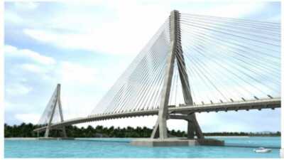 Menara Jembatan Pulau Balang, Kalimatan Timur Jadi yang Terpanjang Kedua Setelah Suramadu