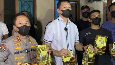 Polda Metro Gagal Peredaran Narkotika Dibungkus Teh Cina Seberat 20 Kilogram