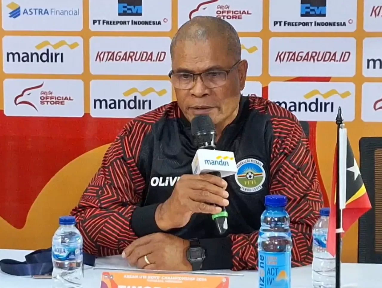 PIALA AFF U19 -- Pelatih Timor Leste Yakini Indonesia Kembali Juara