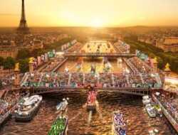 Pembukaan Olimpiade Paris Menyusuri Sungai Seine Saat Matahari Terbenam Hingga Malam