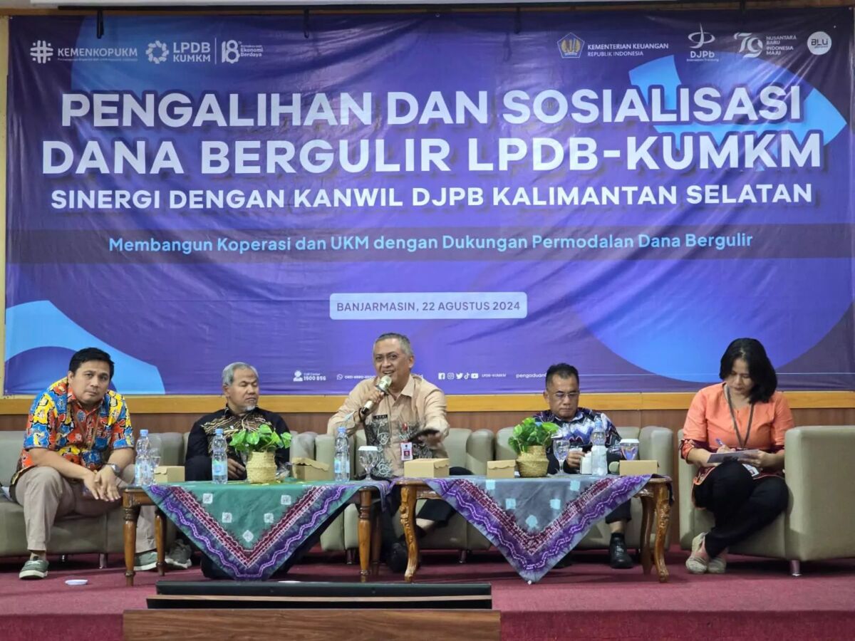 Dongkrak Perekonomian Kalsel, LPDB Optimalkan Pengalihan Dana Bergulir