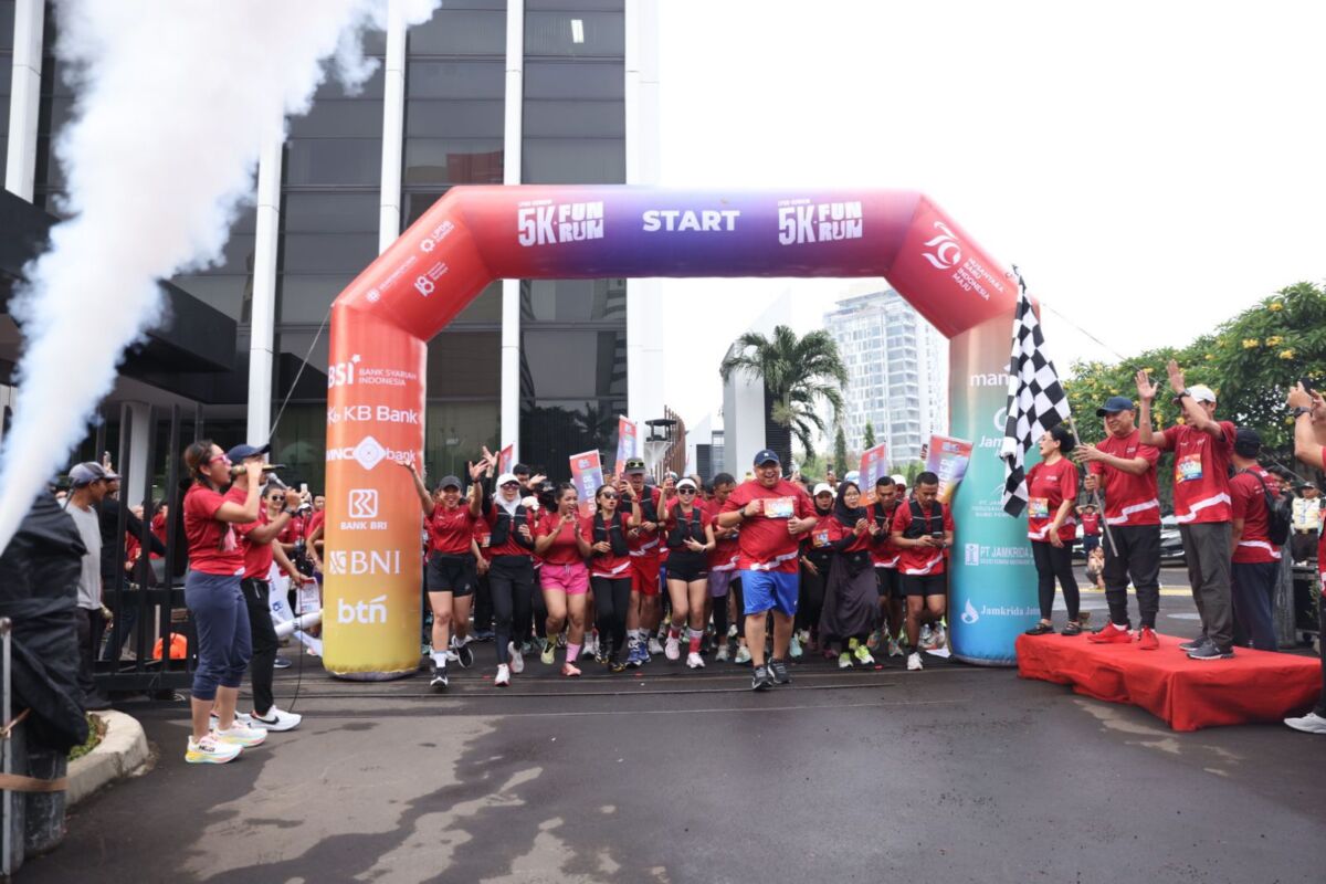 Rayakan HUT HUT ke-18 LPDB-KUMKM dan HUT ke-79 RI, LPDB Gelar FunRun 5K