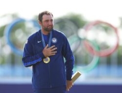 OLIMPIADE PARIS 2024 — Scottie Scheffler Sabet Medali Emas Perdana di Cabang Golf