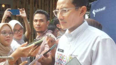 Ditanya Soal Wacana Pemisahan Kemenparekraf, Sandiaga Bilang Begini