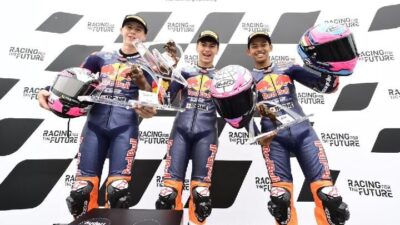 Veda Ega Pratama Raih Podium Perdana di Red Bull Rookies Cup Austria