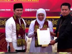 Khofifah Minta Doa Restu ke Muslimat NU di Tulungagung