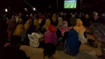 Paslon Selenggarakan Acara Nobar Tak Langgar Aturan Pilkada Serentak 2024