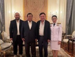 Dijamu Makan Malam Eks PM Thailand, Prabowo Subianto Undang ke Pelantikannya Bulan Depan