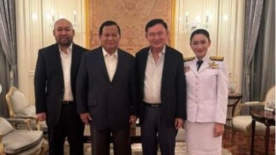Prabowo di rumah Thaksin Shinawatra