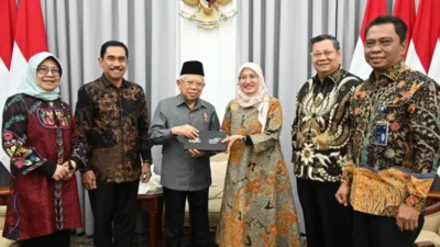 Wapres Ma’ruf Amin Terima Pensiun dari PT Taspen