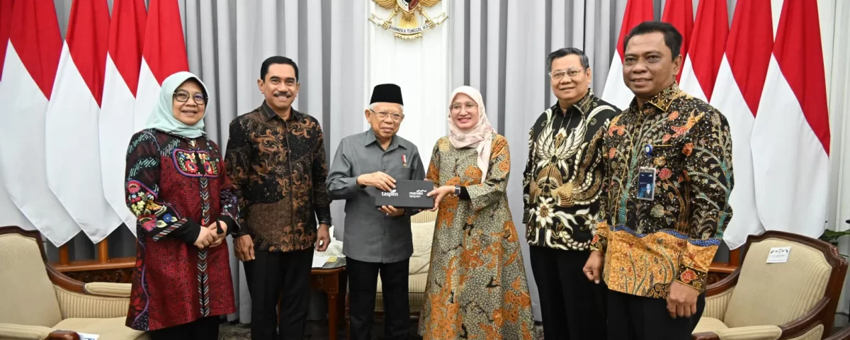 Wapres Ma'ruf Amin Terima Pensiun dari PT Taspen