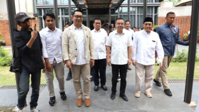 Dipimpin Dasco, Ridwan Kamil-Suswono Gelar Rapat Perdana dengan KIM