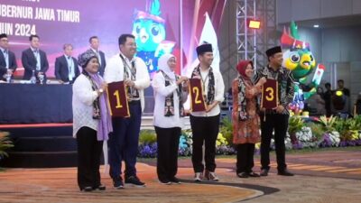 Pembagian Nomor Urut Pilgub Jatim, Luluk Nomor 1, Khofifah Dapat Nomor 2, Risma Nomor 3