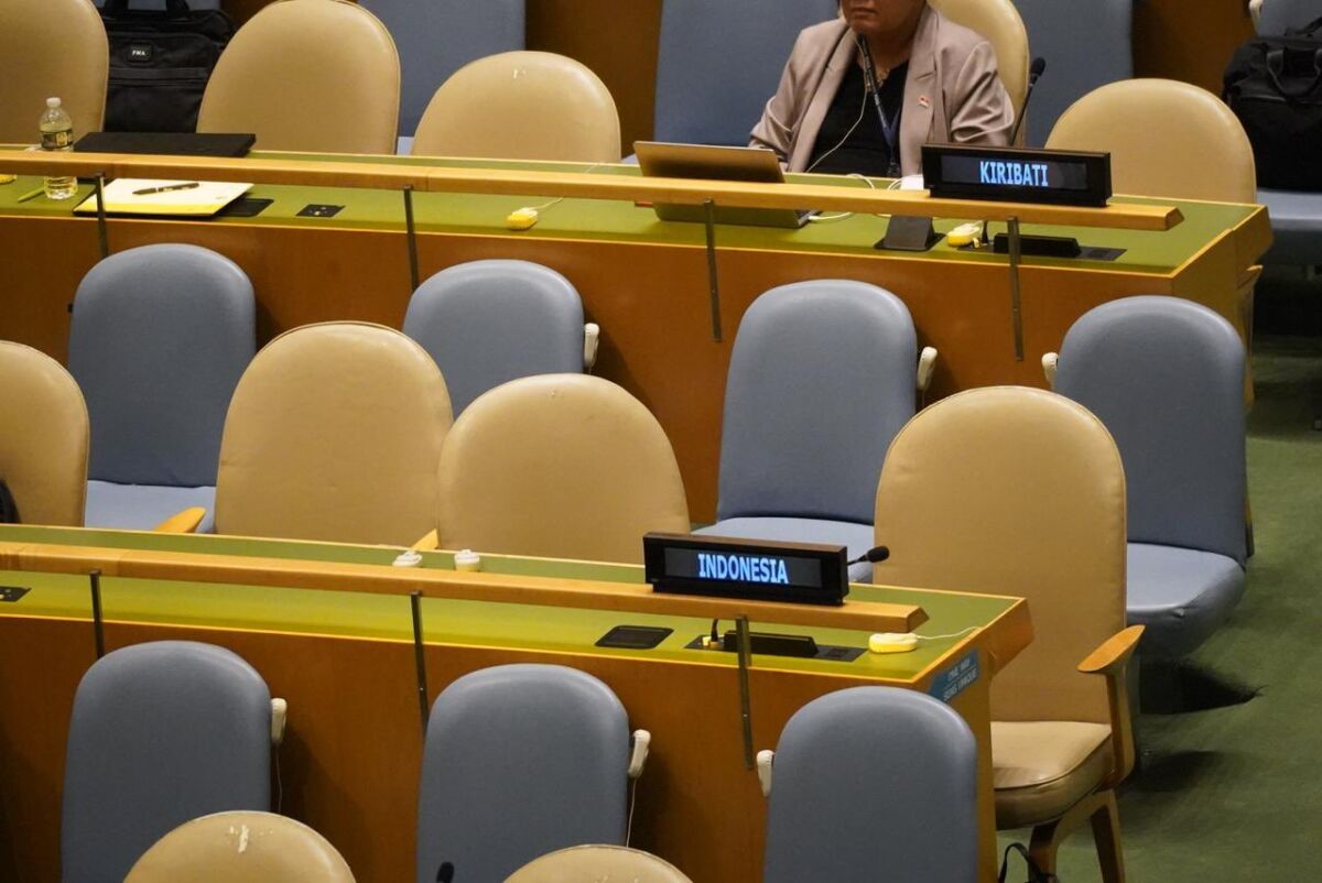 Delegasi Indonesia Walk Out Saat Netanyahu Pidato di Sidang Umum PBB