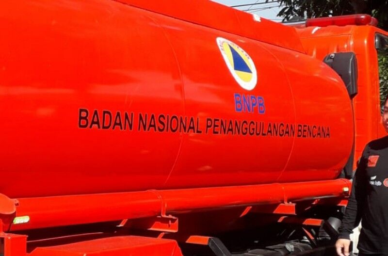 Kabupaten Temanggung Dapat Bantuan 20 Tandon Air Besar dari BNPB