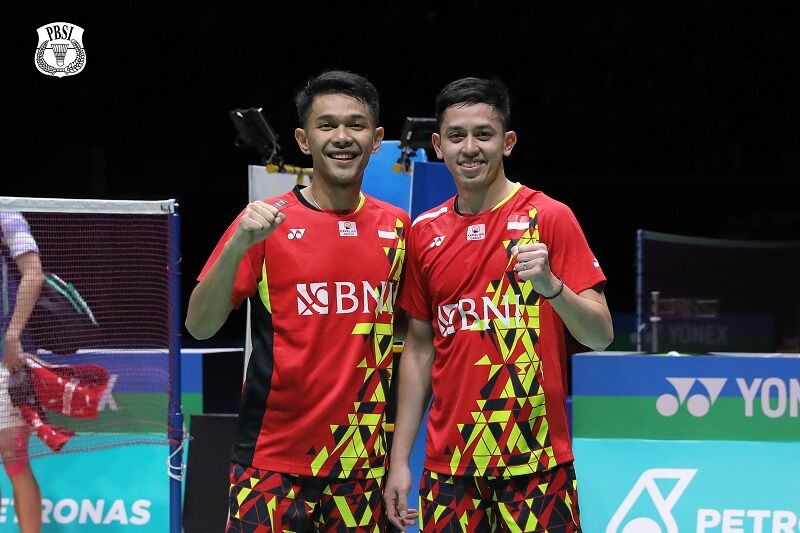 BULUTANGKIS -- Hadapi 16 Besar Denmark Open, Fajar/Rian Matangkan Adaptasi di Lapangan