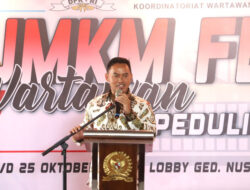 Sambut Anggota Parlemen Baru, KWP Gelar Bazar “Wartawan Peduli UMKM”