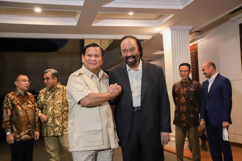 NasDem Bantah Pertemuan Surya Paloh dan Prabowo Bicarakan Kabinet
