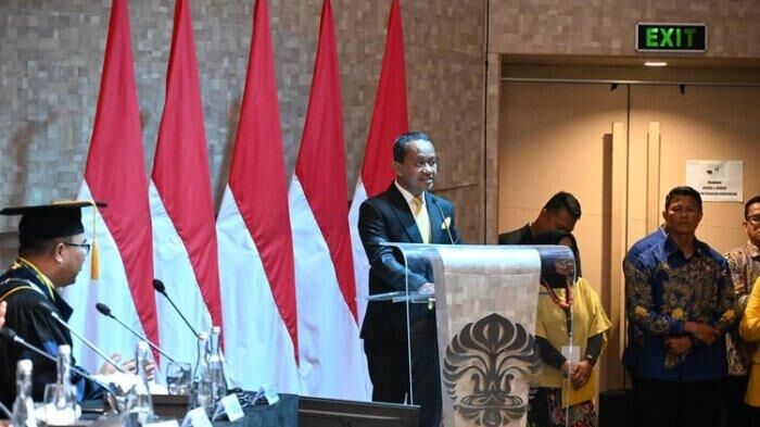 UI Tangguhkan Gelar Doktor Milik Bahlil Lahdalia