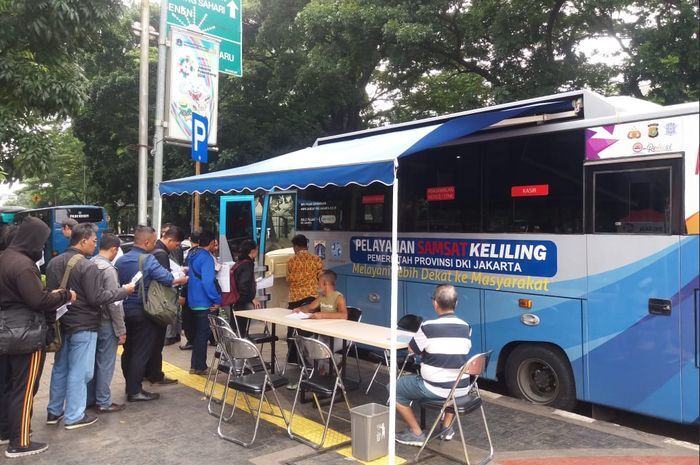 Senin Ini Samsat Keliling di Jadetabek Masih Buka di 14 Lokasi