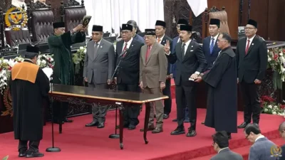 Sembilan Pimpinan MPR RI Periode 2024-2029 Resmi Dilantik, Ini Daftarnya