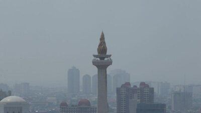 Kualitas Udara Jakarta Senin Pagi Terburuk Kelima di Dunia