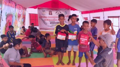 Anak-anak Korban Erupsi Gunung Lewotobi Laki-laki Tetap Dapat Pendidikan Formal