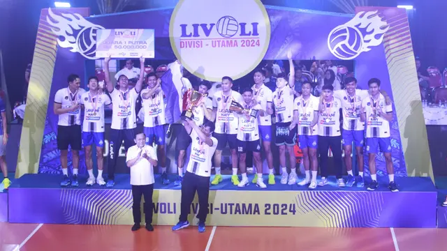BOLA VOLI -- Menang Dramatis Atas Indomaret di Final, LavAni Juara Livoli 2024
