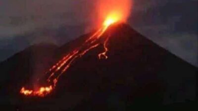 Gunung Lewotobi Laki-laki Erupsi Lagi Jumat Dinihari