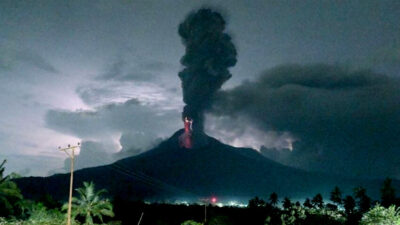 Gunung Lewotobi Laki-laki Dua Kali Erupsi, Statusnya Jadi Siaga pada Hari Minggu