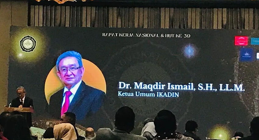 RAKERNAS IKADIN -- Pemberantasan Korupsi, Tantangan Besar Penegakan Hukum di Indonesia