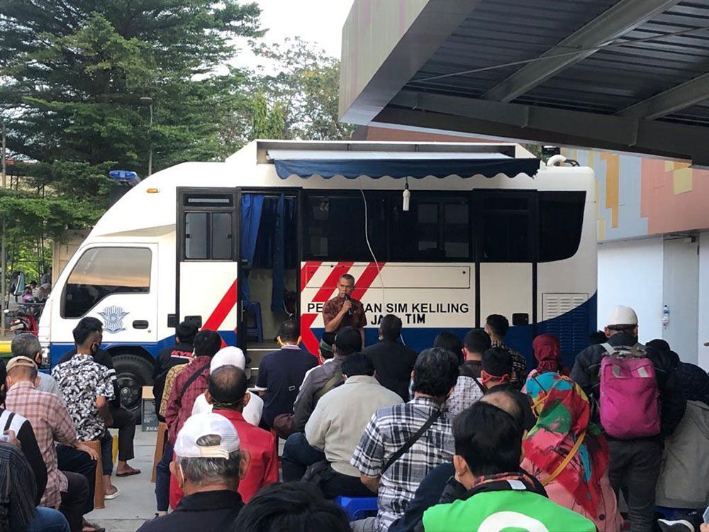Gerai SIM Keliling di DKI Jakarta Hari Ini Masih Buka di Lima Wilayah