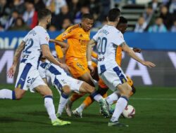 SEPAK BOLA — Menang Telak di Kandang Leganes, Real Madrid Naik ke Posisi Dua Liga Italia