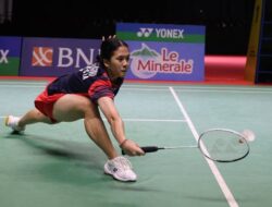 BULU TANGKIS — Kejutan, Dhinda Keluar sebagai Juara Indonesia Masters II Super 100-2024