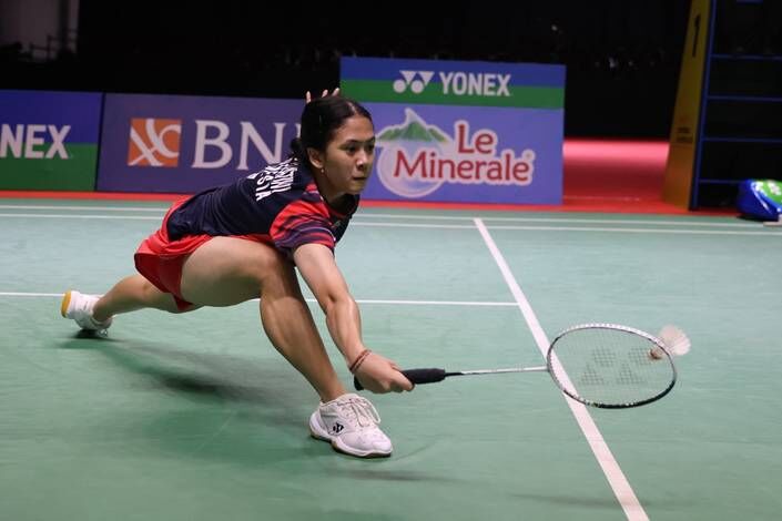 BULU TANGKIS -- Kejutan, Dhinda Keluar sebagai Juara Indonesia Masters II Super 100-2024
